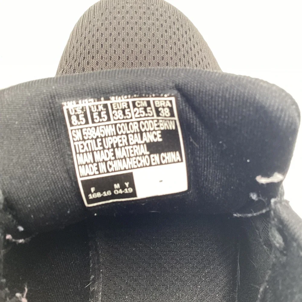 Skechers Lite-Weight Dual-Lite Black Sneakers Womens 8.5 Wide Memory‎ Foam
